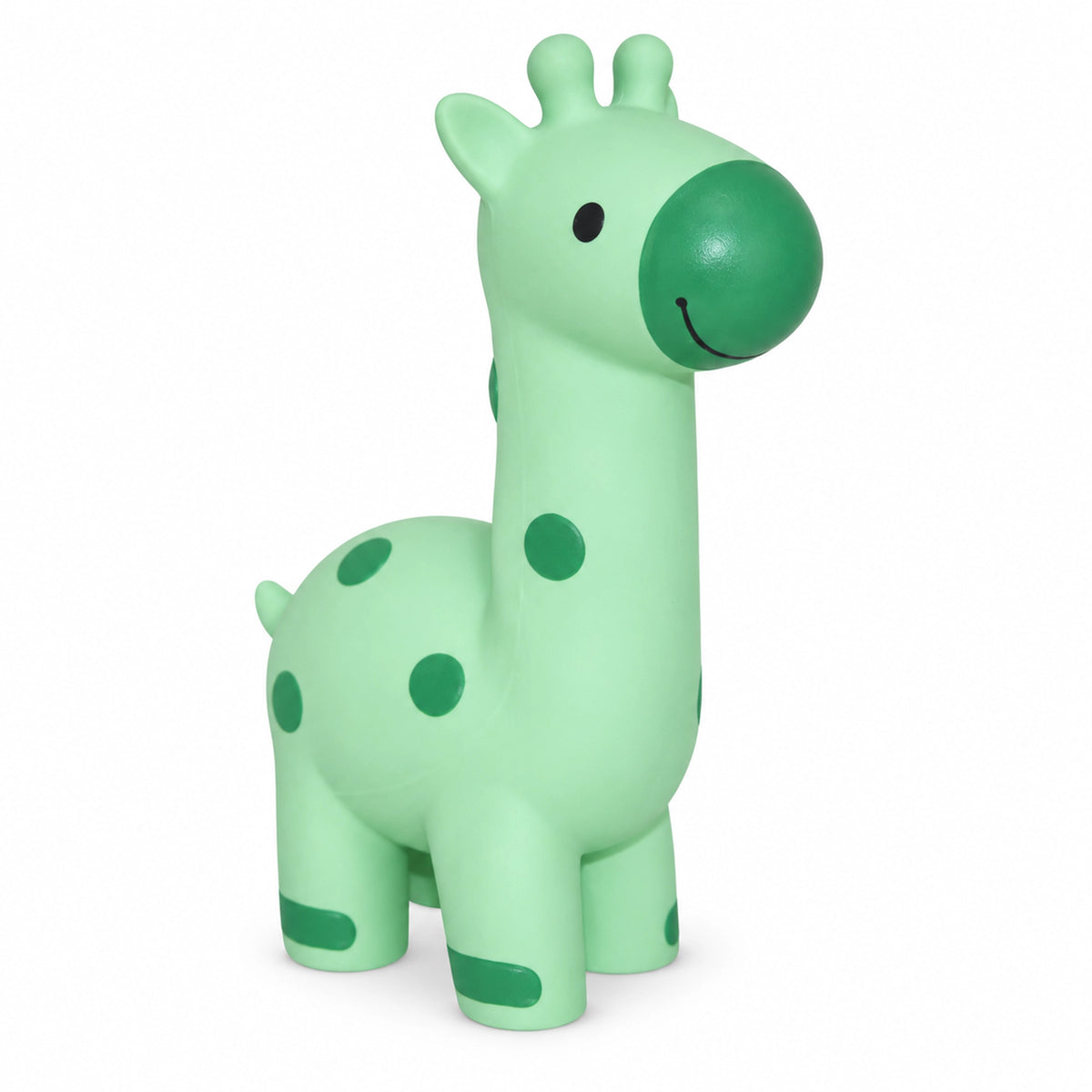 Front of Multipet Minipet Latex Giraffe Dog Toy Assorted 5.75-in