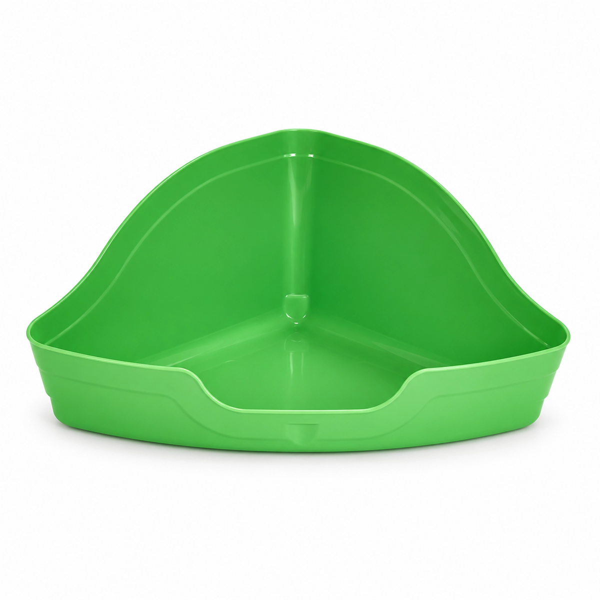 Front of Kaytee Rabbit Hi-Corner Small Animals Litter Pan Assorted Large
