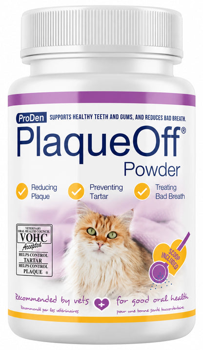 Front of NaturVet Proden PlaqueOff Powder for Cats 40g