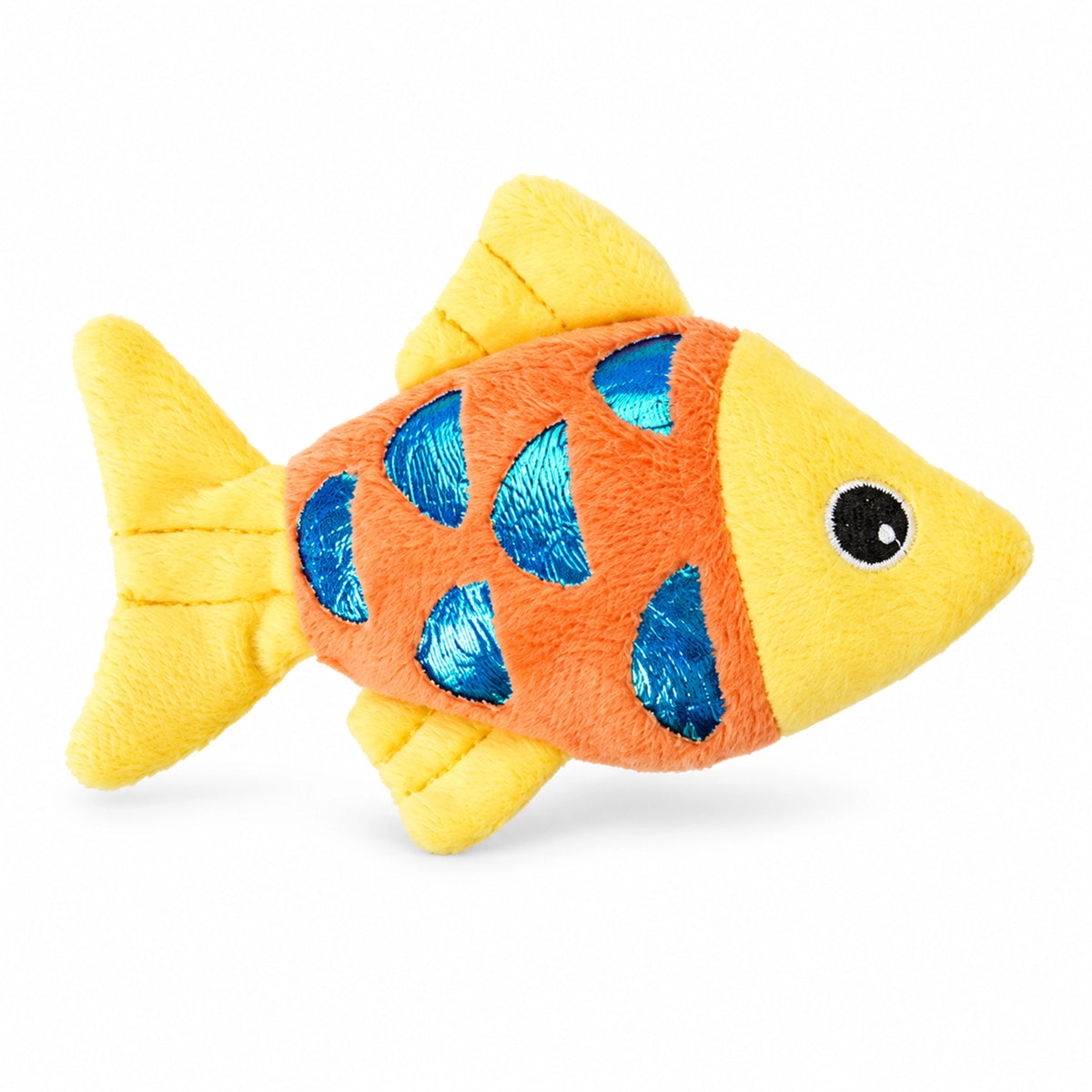 Front of Spot Shimmer Glimmer Fish Catnip Toy Assorted