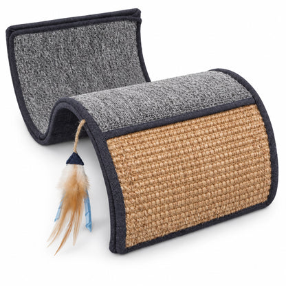 Front of Petlinks Dream Curl Multi-Surface Scratcher Cat Toy Assorted
