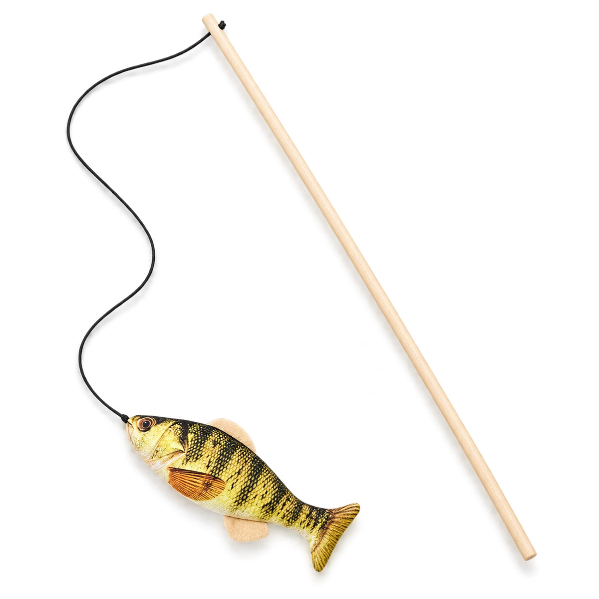 Front of Spot Gone Fishin' Teaser Wand Cat Toy with Catnip Assorted