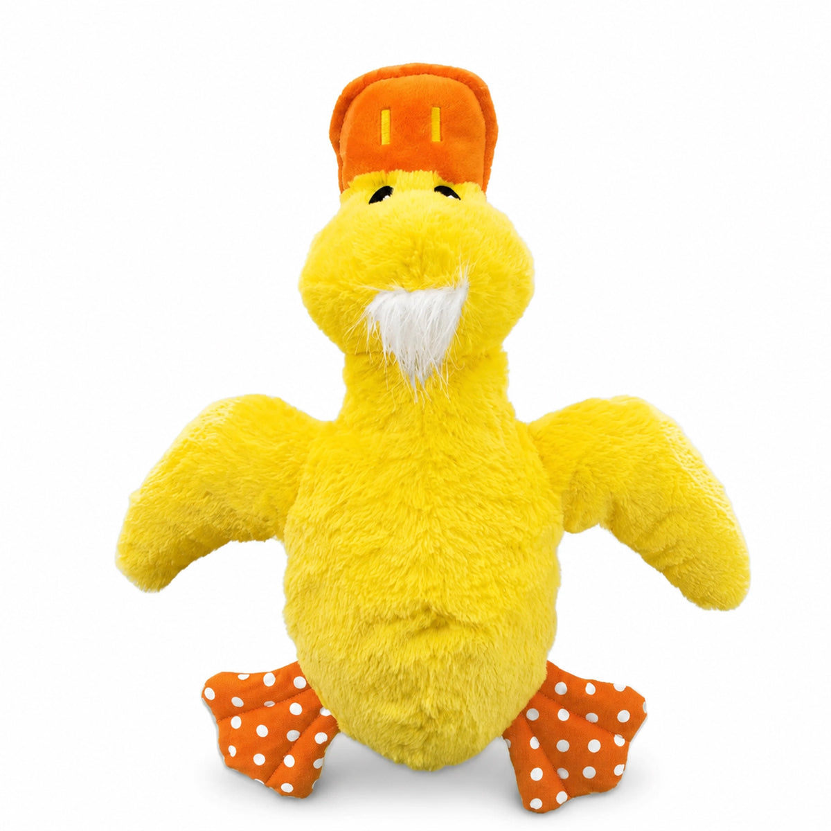 Front of KONG Comfort Duck Jumbo Dog Toy Assorted XL