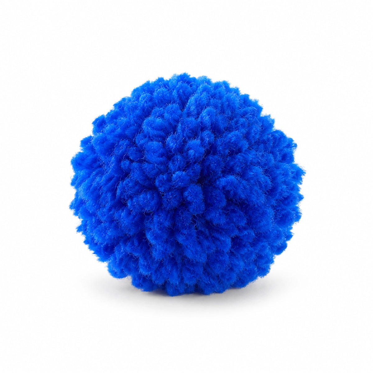Front of Spot Wool Pom Poms Cat Toy with Catnip Assorted 4 Count 1.5-in