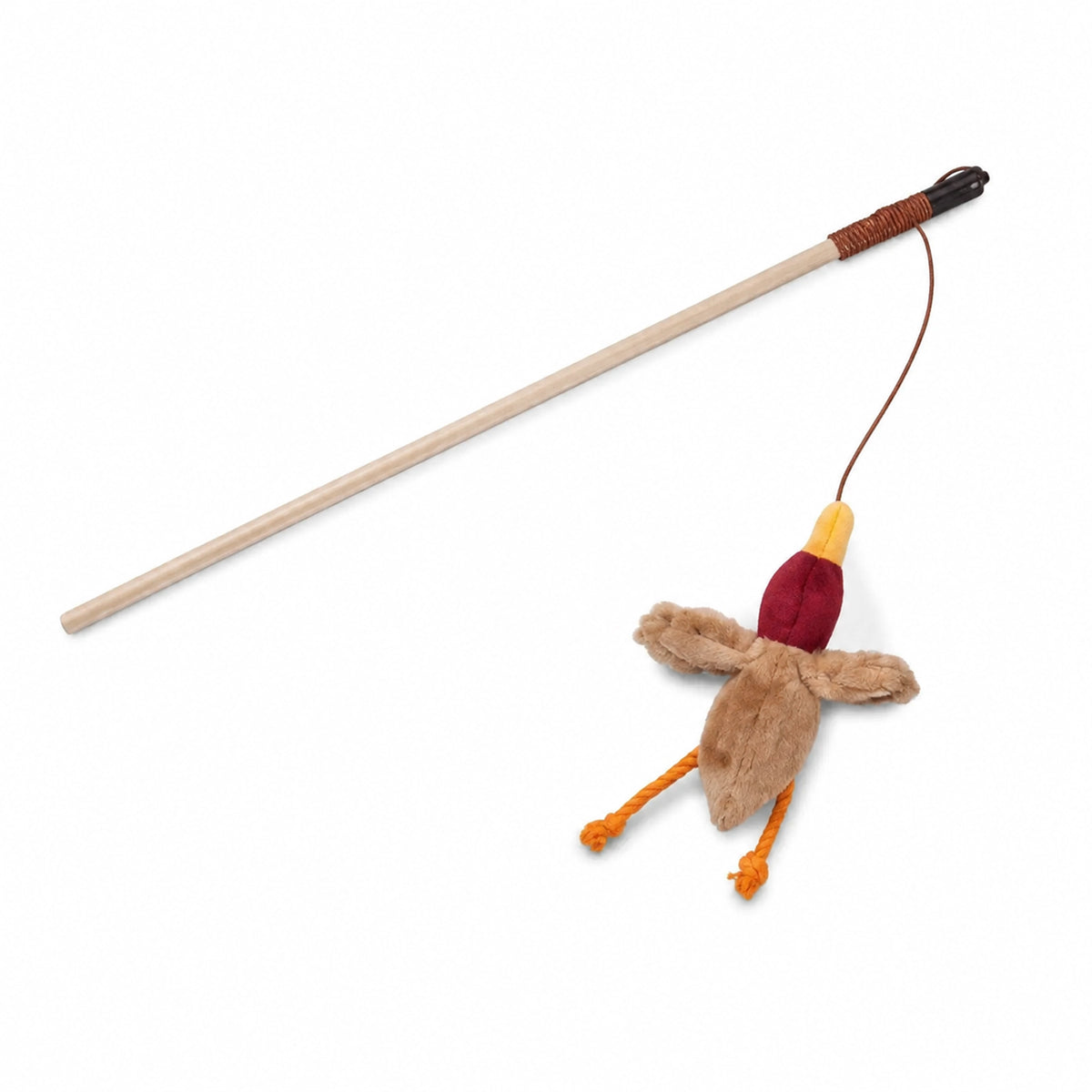 Front of Skinneeez Friends Teaser Wands with Catnip Cat Toy Assorted 12-in