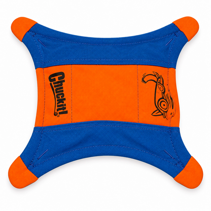 Front of Chuckit! Flying Squirrel Dog Toy Assorted Large