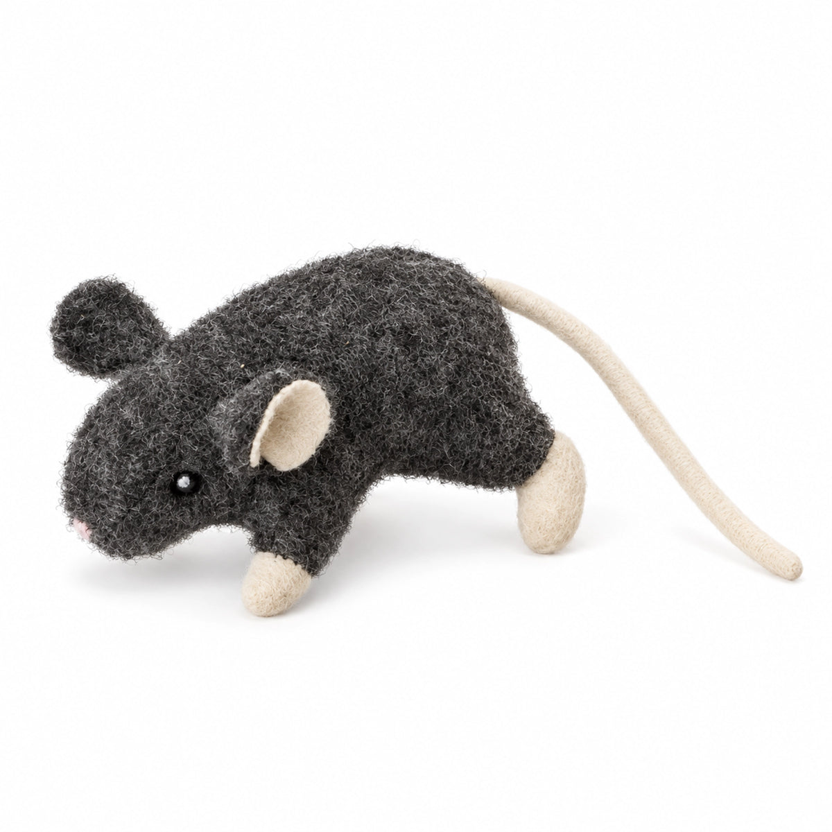 Front of Spot Wool Mouse Willie Cat Toy with Catnip Assorted 3.5-in