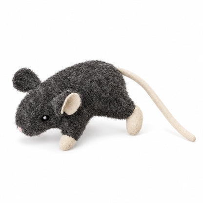 Front of Spot Wool Mouse Willie Cat Toy with Catnip Assorted 3.5-in