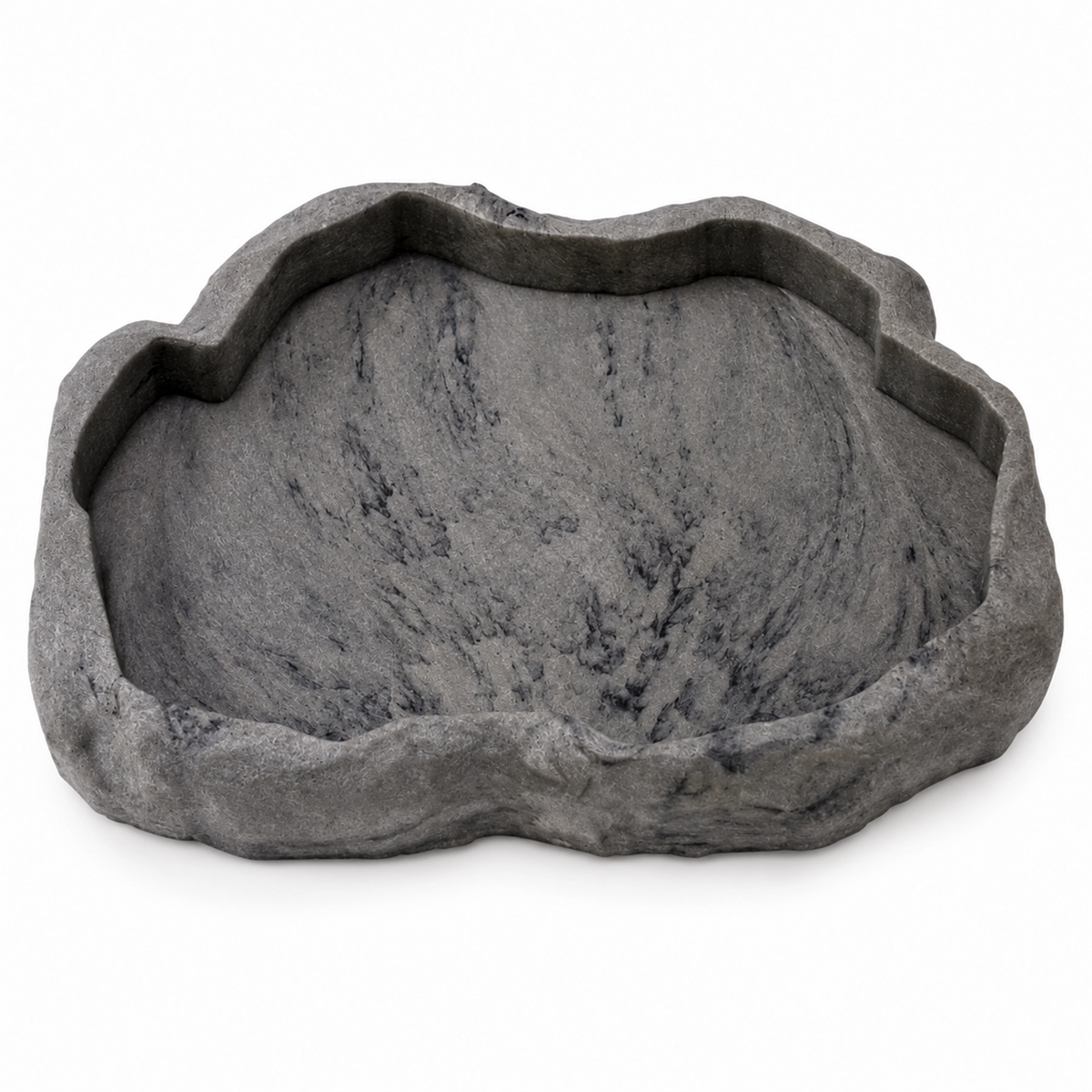 Front of Zoo Med Repti Rock Food Dish Assorted Medium