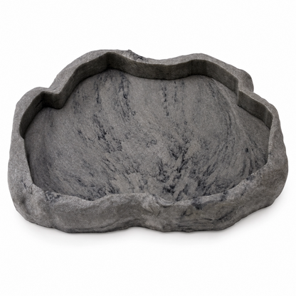Front of Zoo Med Repti Rock Food Dish Assorted Medium