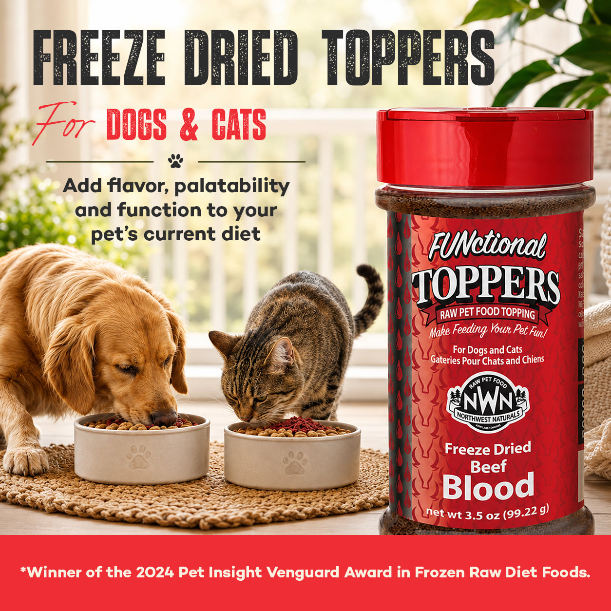 Benefits of raw toppers for dogs