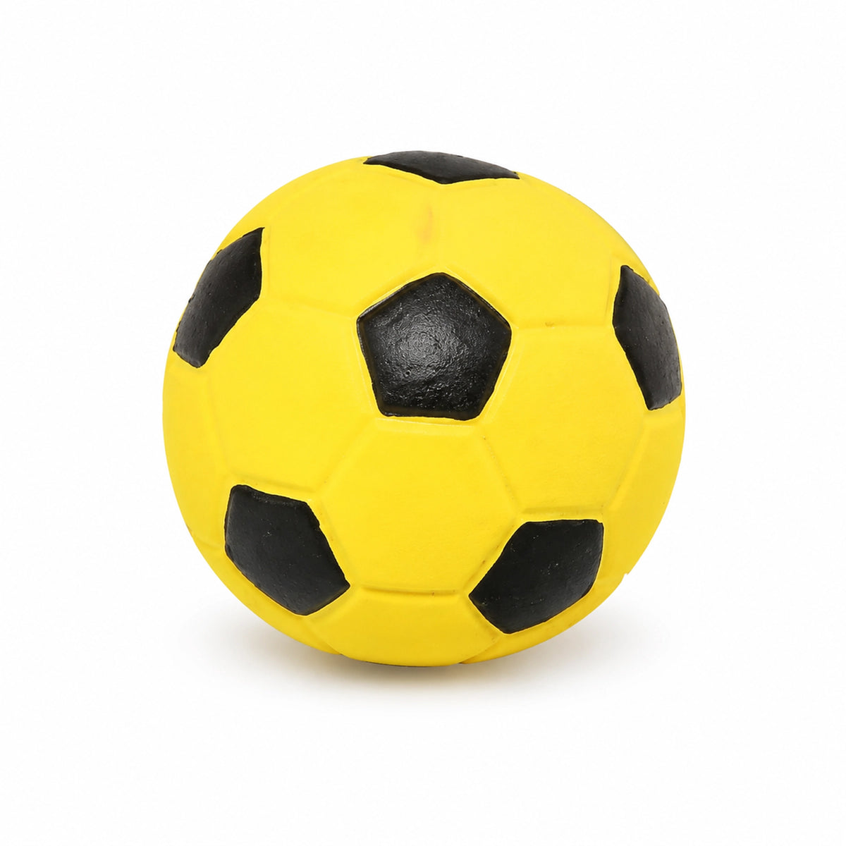 Front of Spot Latex Soccer Ball Dog Toy Assorted 2-in