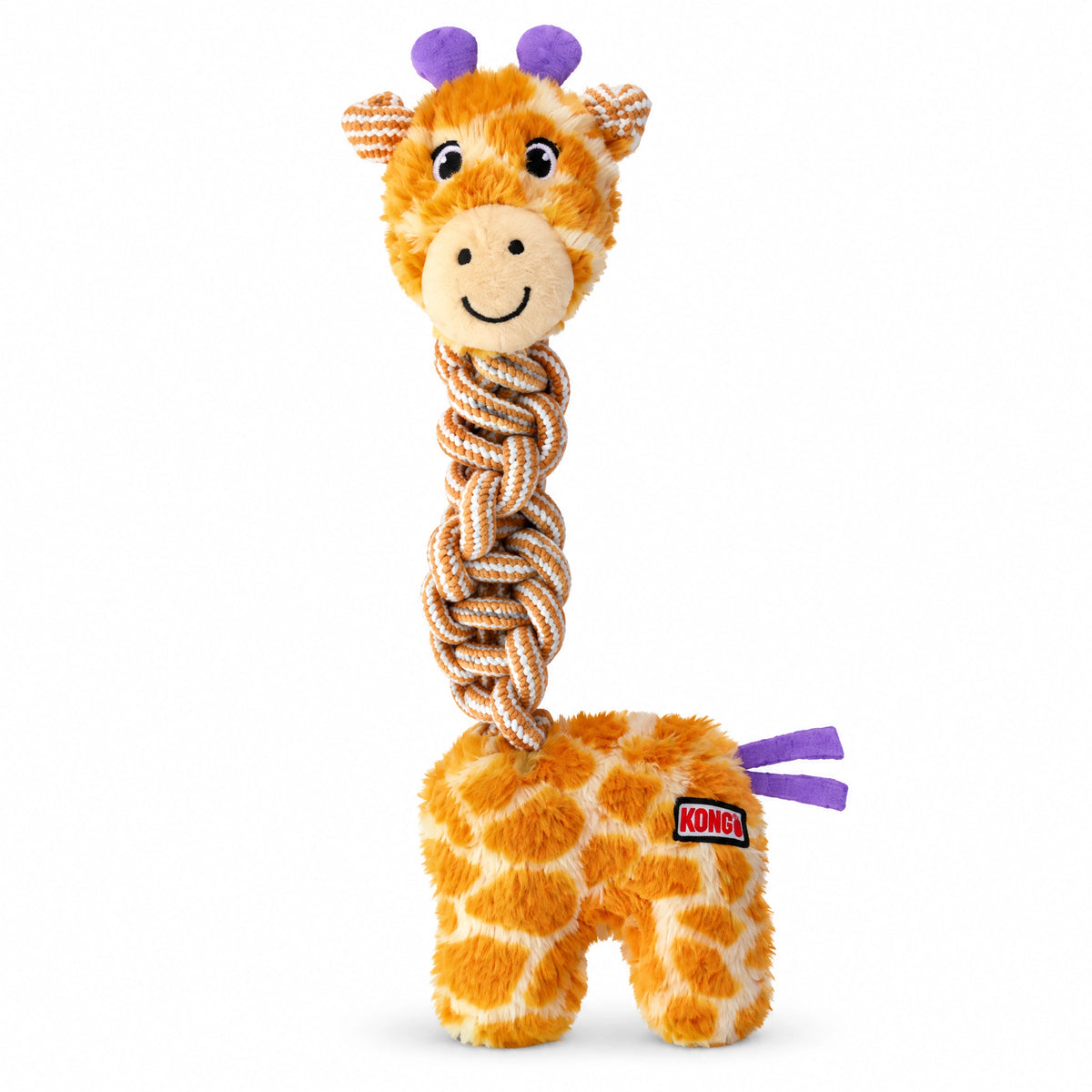 Front of KONG Knots Twists Dog Toy Assorted Character Medium/Large