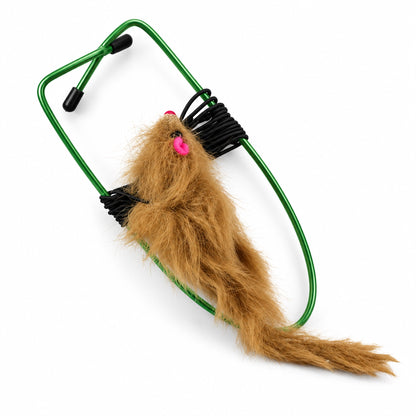 Front of Spot A-Door-Able Bouncing Mouse Rattle & Catnip Cat Toy Assorted