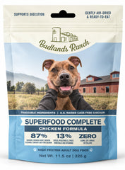 Badlands Ranch Superfood Complete Air-Dried Dog Food Chicken 11.5-oz
