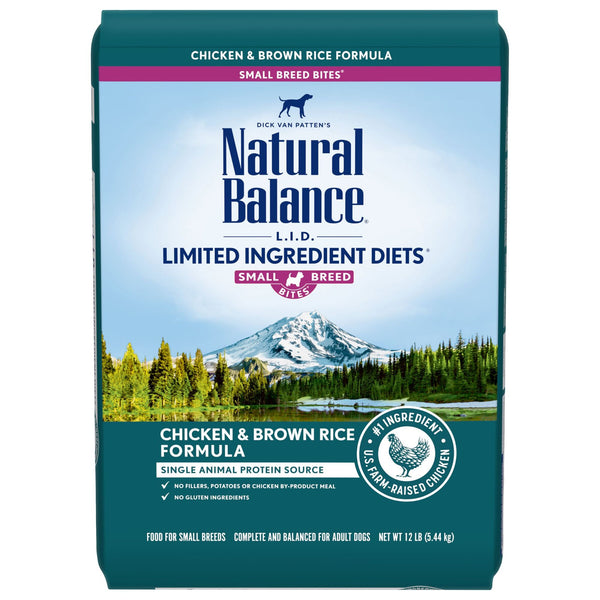 Natural Balance Limited Ingredient Diets Chicken & Brown Rice Formula Small Breed Adult Dry Dog Food 12-lb