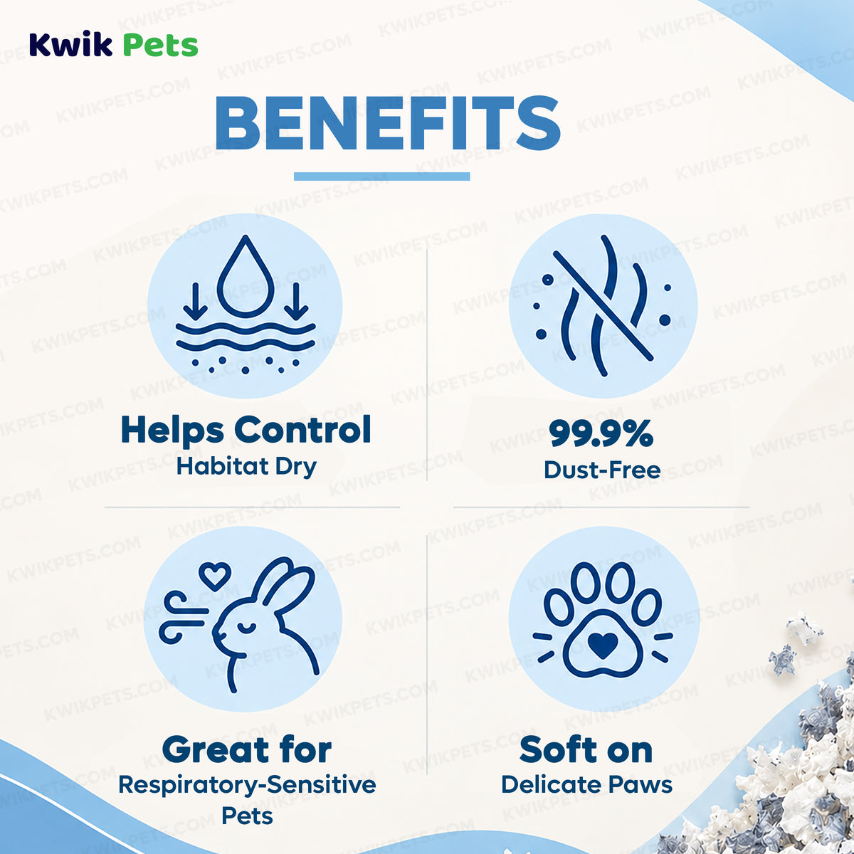 Benefits of Kaytee Clean & Cozy Extreme Odor Control Small Animal Bedding 65 Liters