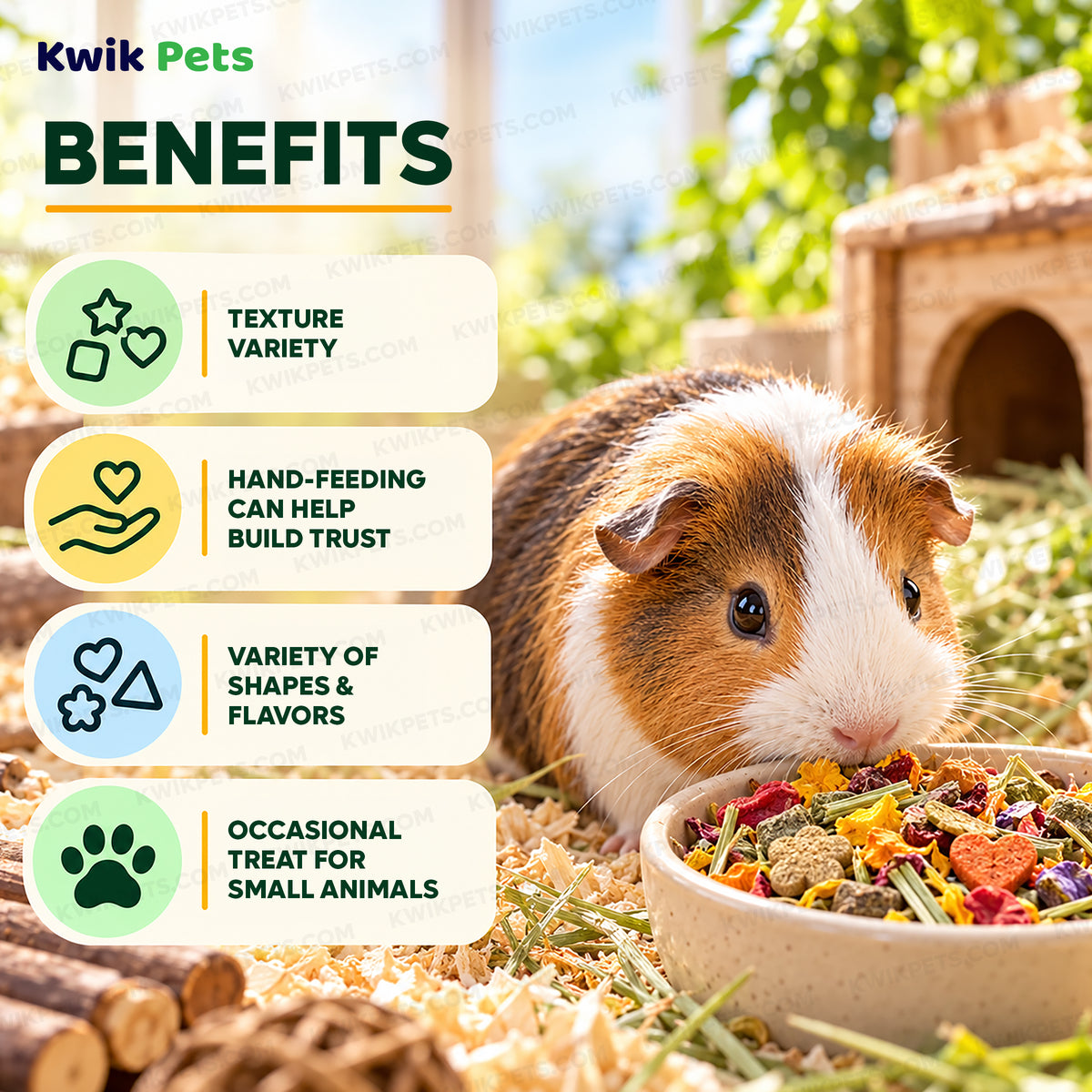 Benefits of Kaytee Country Harvest Small Animal Treat Blend 7-oz