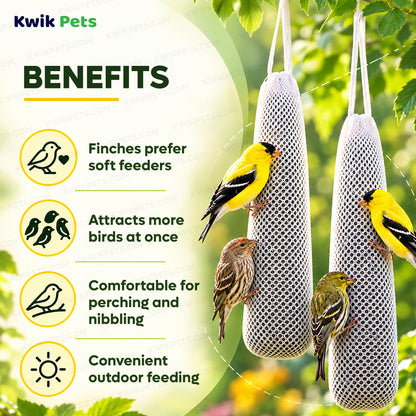 Benefits of Kaytee Nyjer Finch Sock Wild Bird Food Instant Feeder 13-oz