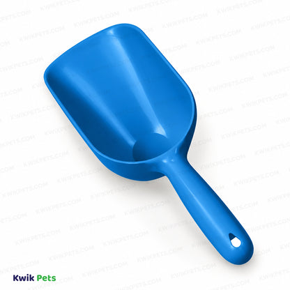 Front 2 of Van Ness Plastics Pet Food Scoop Assorted Regular