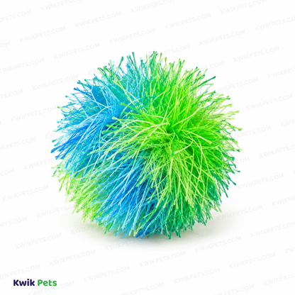 Front 2 of Spot Stringy Mice & Ball Cat Toy with Catnip Assorted 4 Count 2-in