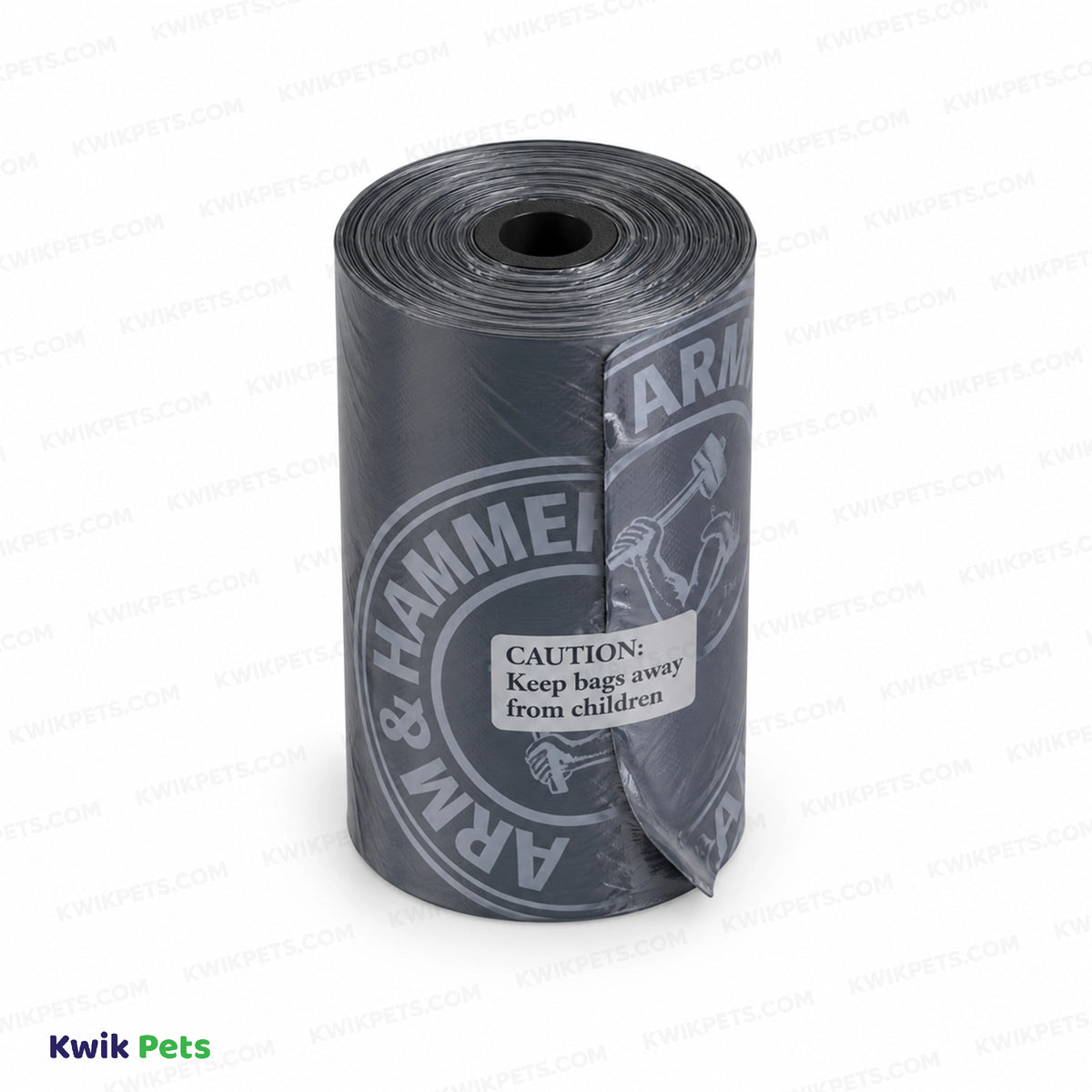 Front 2 of Arm & Hammer Disposable Waste Bags Refills Assorted 180 Count
