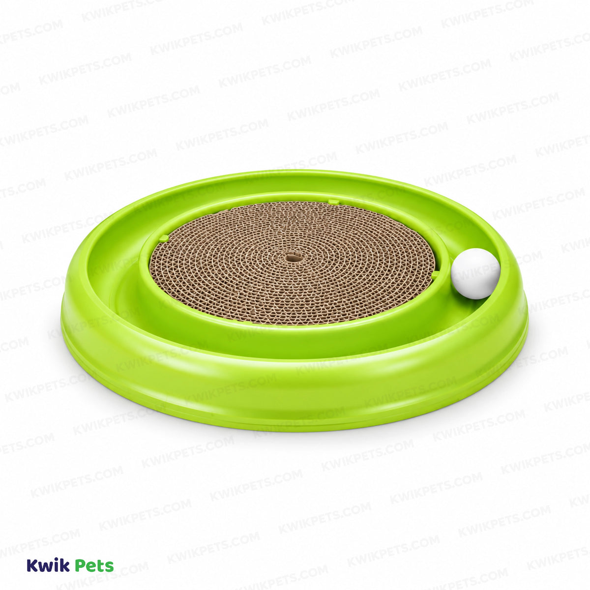 Front 2 of Bergan Turbo Scratcher Cat Toy Assorted