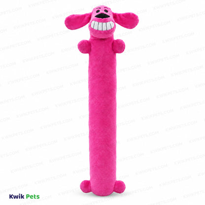 Front 2 of Multipet Loofa Dog Toy Assorted Jumbo 24-in