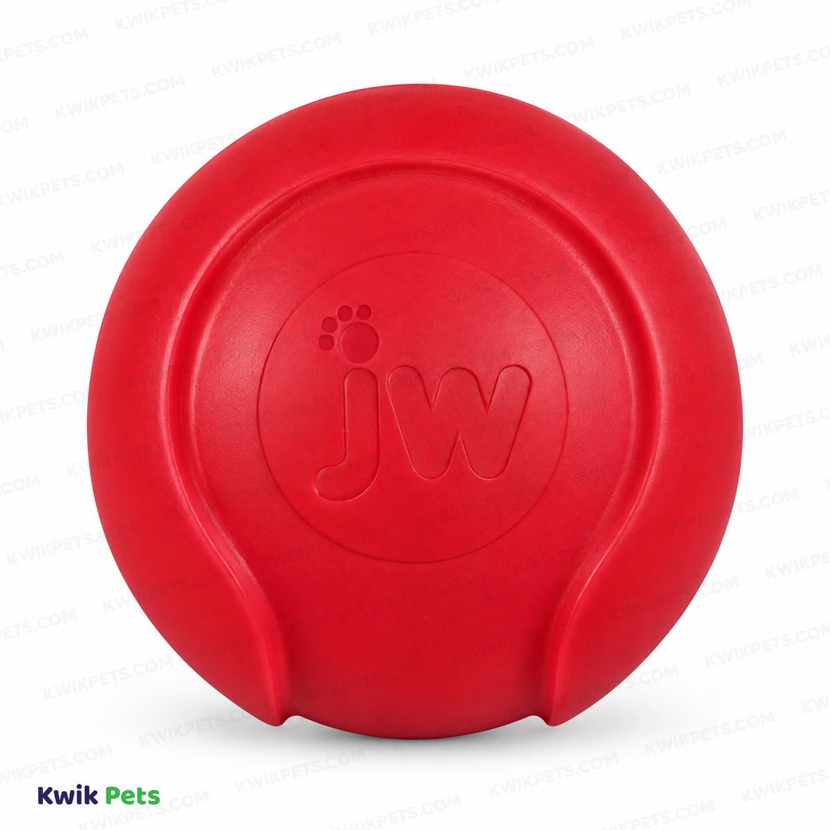 Front 2 of JW Pet iSqueak Bouncin' Baseball Dog Toy Assorted Medium
