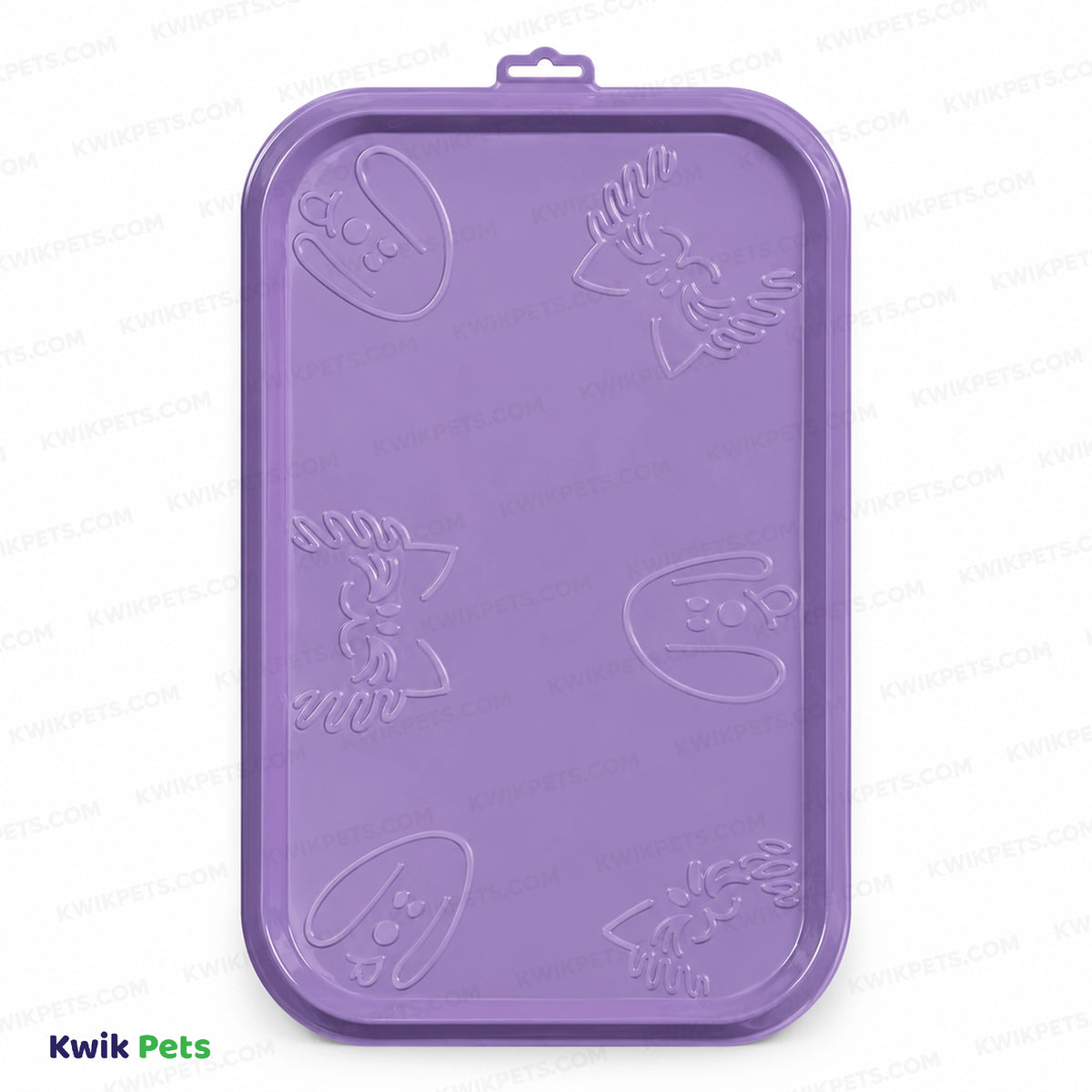 Front 3 of Van Ness Plastics Pet Dinner Mat Assorted Large