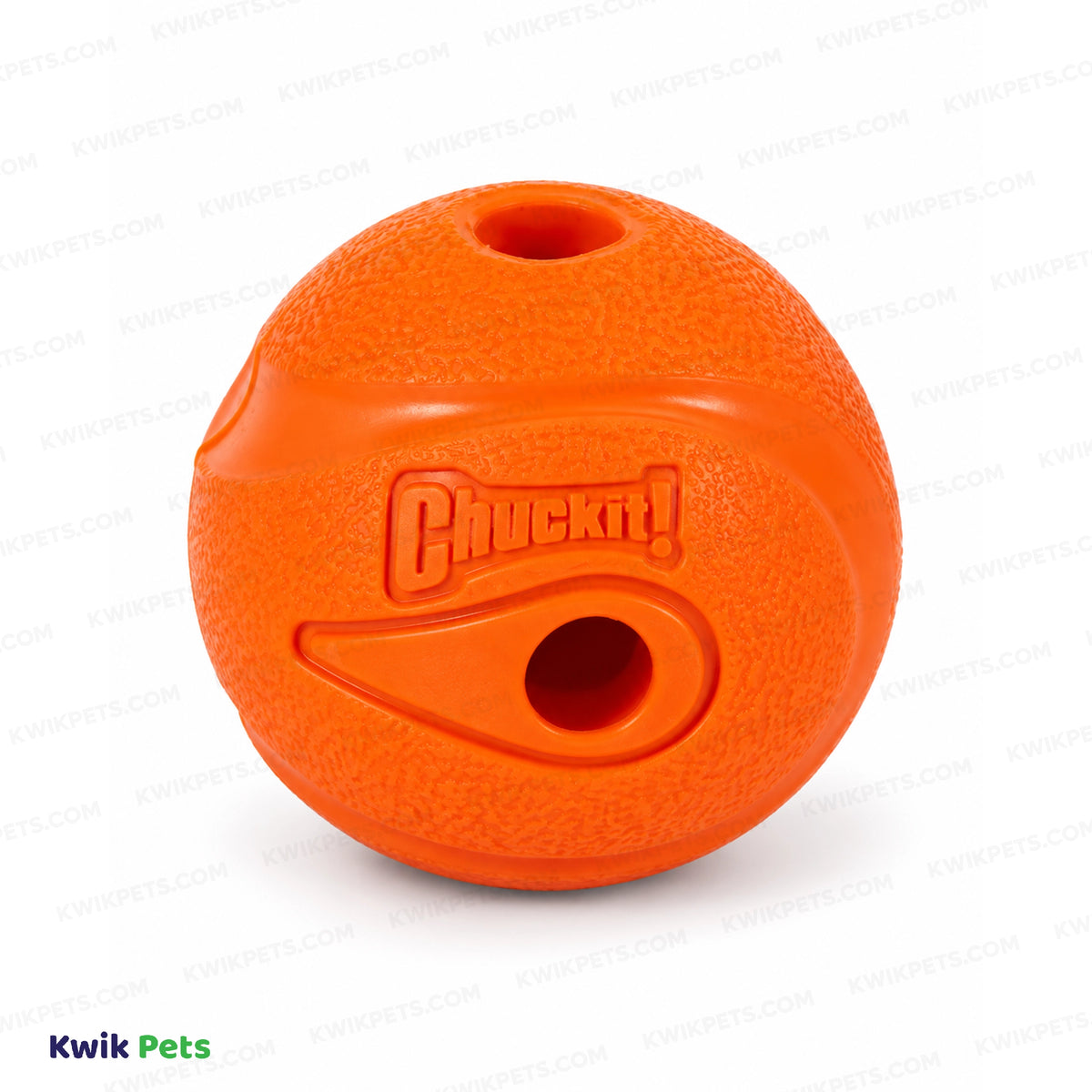 Front 2 of Chuckit! The Whistler Ball Dog Toy Assorted Small 2 Count