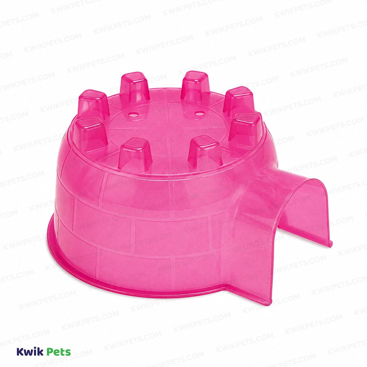 Front 2 of Kaytee Mini Igloo Small Animal Hideout Assorted