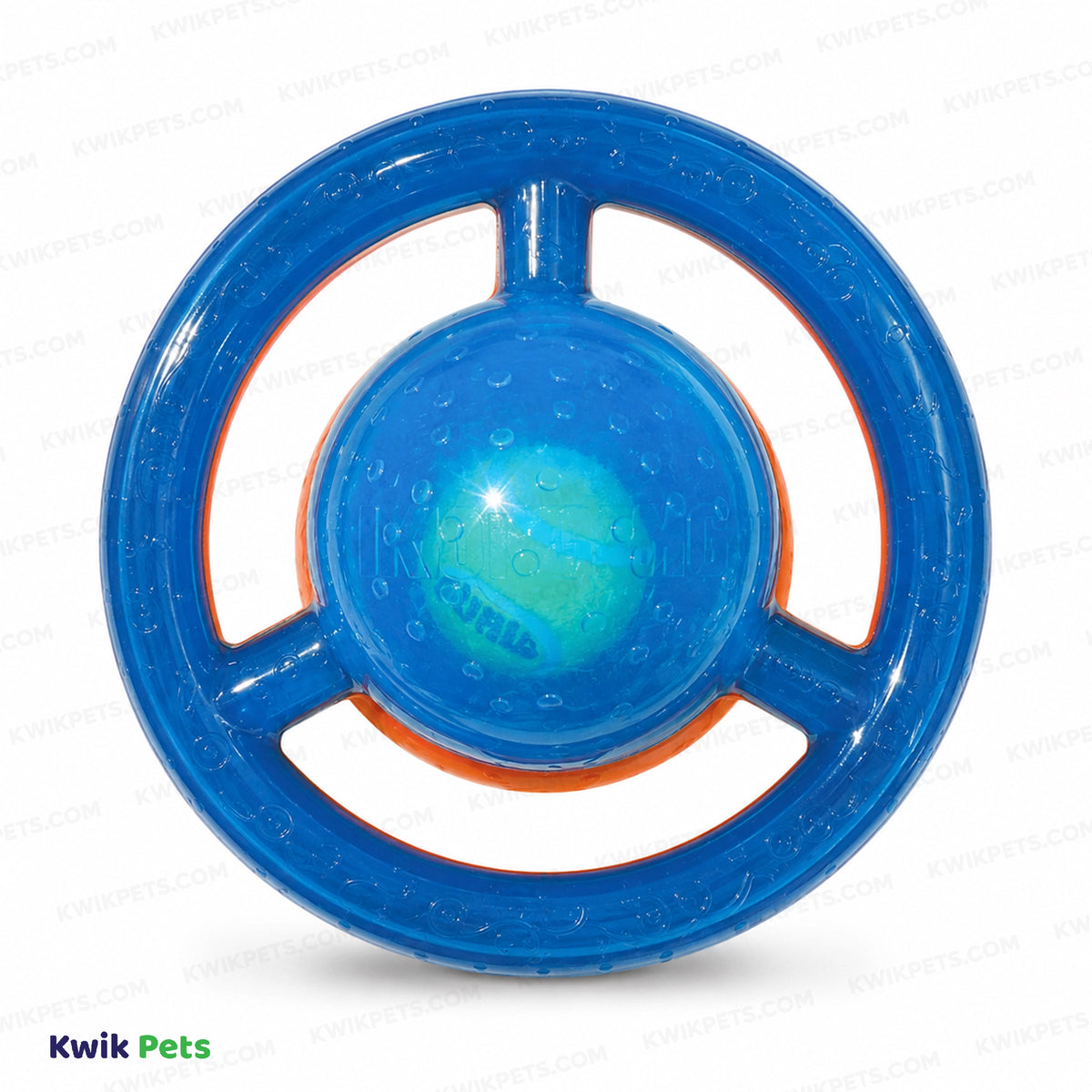 Front of KONG Jumbler Dog Toy Disc Assorted Medium/Large