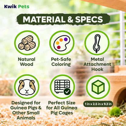 Kaytee Perfect Chews Guinea Pig Toy 1 in X 2.5 in X 9.3 in, Kwik Pets