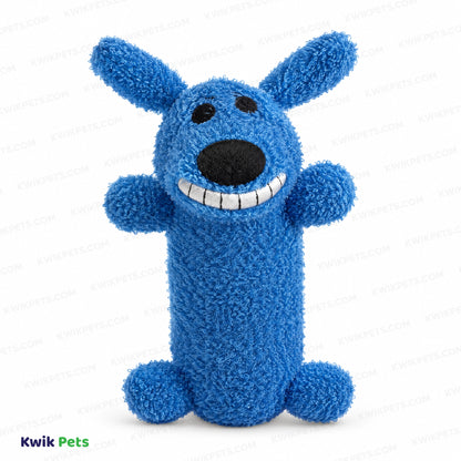 Front 3 Multipet Loofa Dog Toy Assorted Mini 6-in