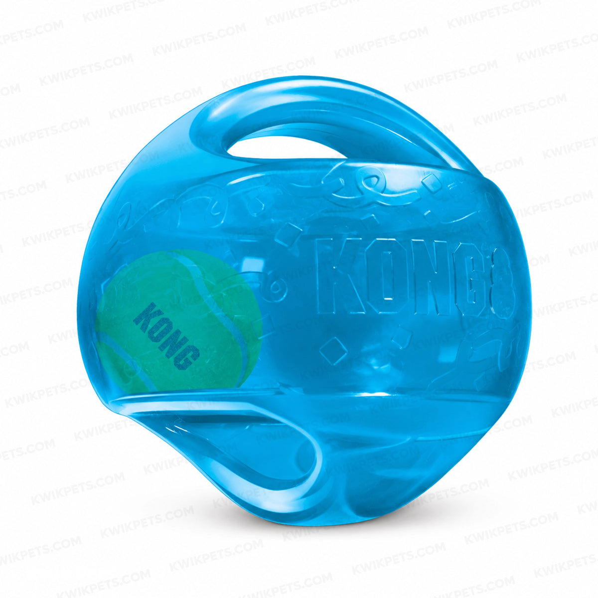 Front 2 of KONG Jumbler Dog Toy Ball Assorted Large/X-Large