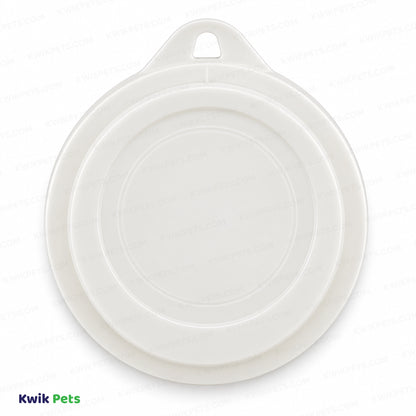 Front 3 of Van Ness Plastics Pet Food Can Cover Assorted