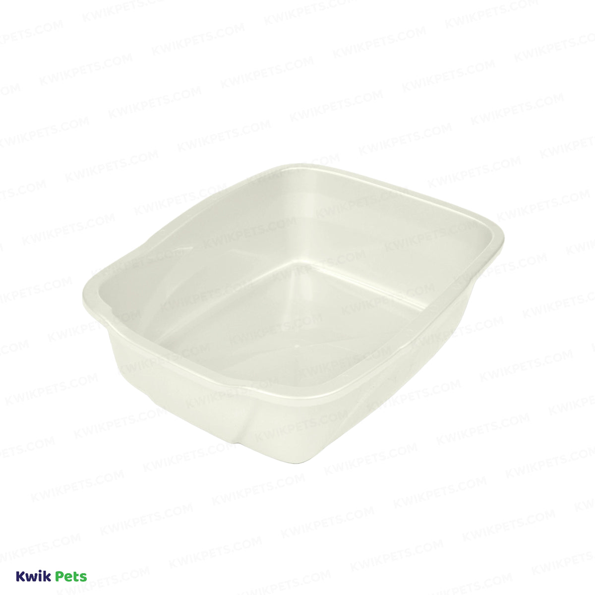 Front 2 of Van Ness Plastics Cat Litter Pan Assorted Large