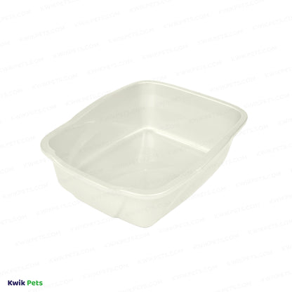 Front 2 of Van Ness Plastics Cat Litter Pan Assorted Large