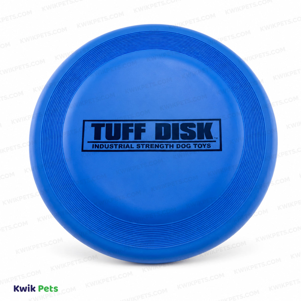 Front 2 of Petsport USA Tuff Disk Dog Toy Assorted 9-in