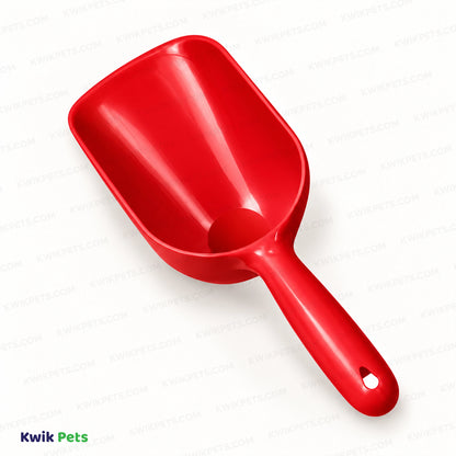 Front 3 of Van Ness Plastics Pet Food Scoop Assorted Regular