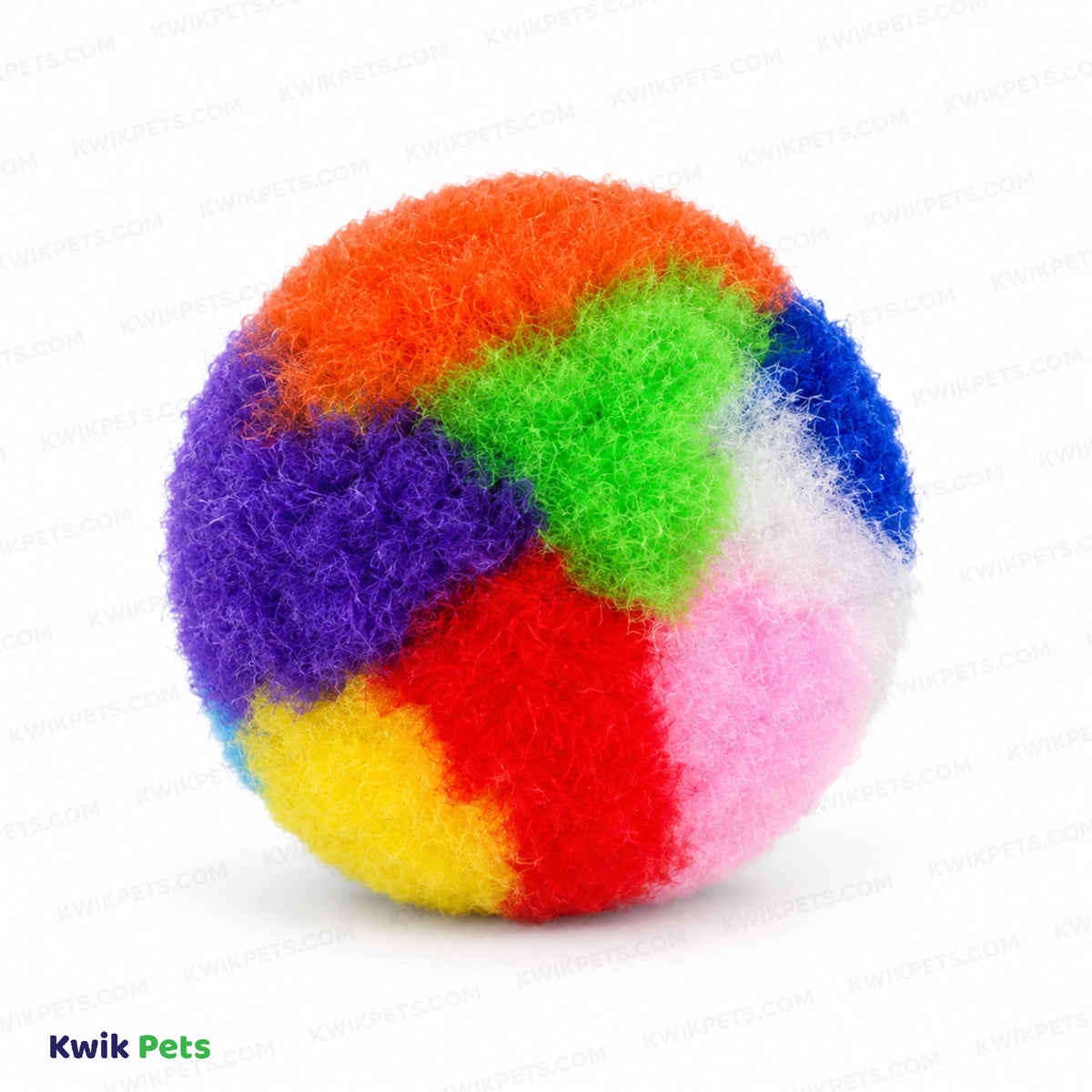 Front  3 of Spot Kitty Yarn Puffs Catnip Toy Assorted Small 4 Count 1.5-in