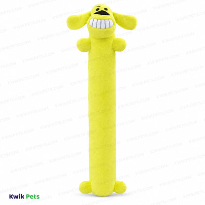 Front 3 of Multipet Loofa Dog Toy Assorted Jumbo 24-in