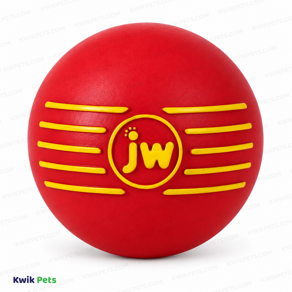 Front 3 of JW Pet iSqueak Ball Dog Toy Assorted Large