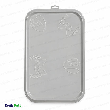 Front 2 of Van Ness Plastics Pet Dinner Mat Assorted Small
