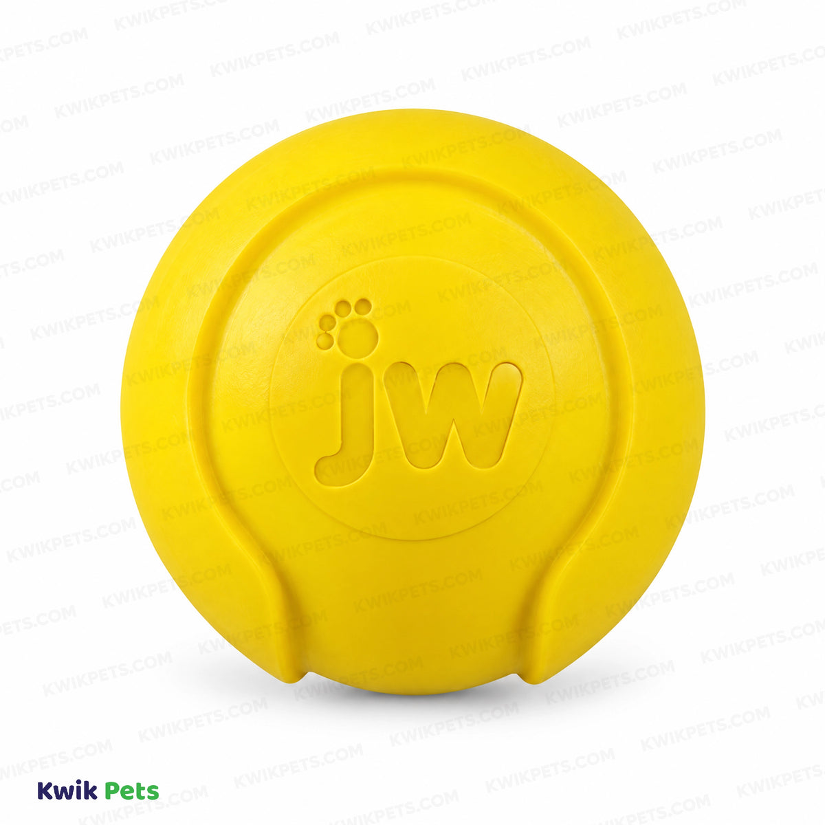 Front 3 of JW Pet iSqueak Bouncin' Baseball Dog Toy Assorted Medium