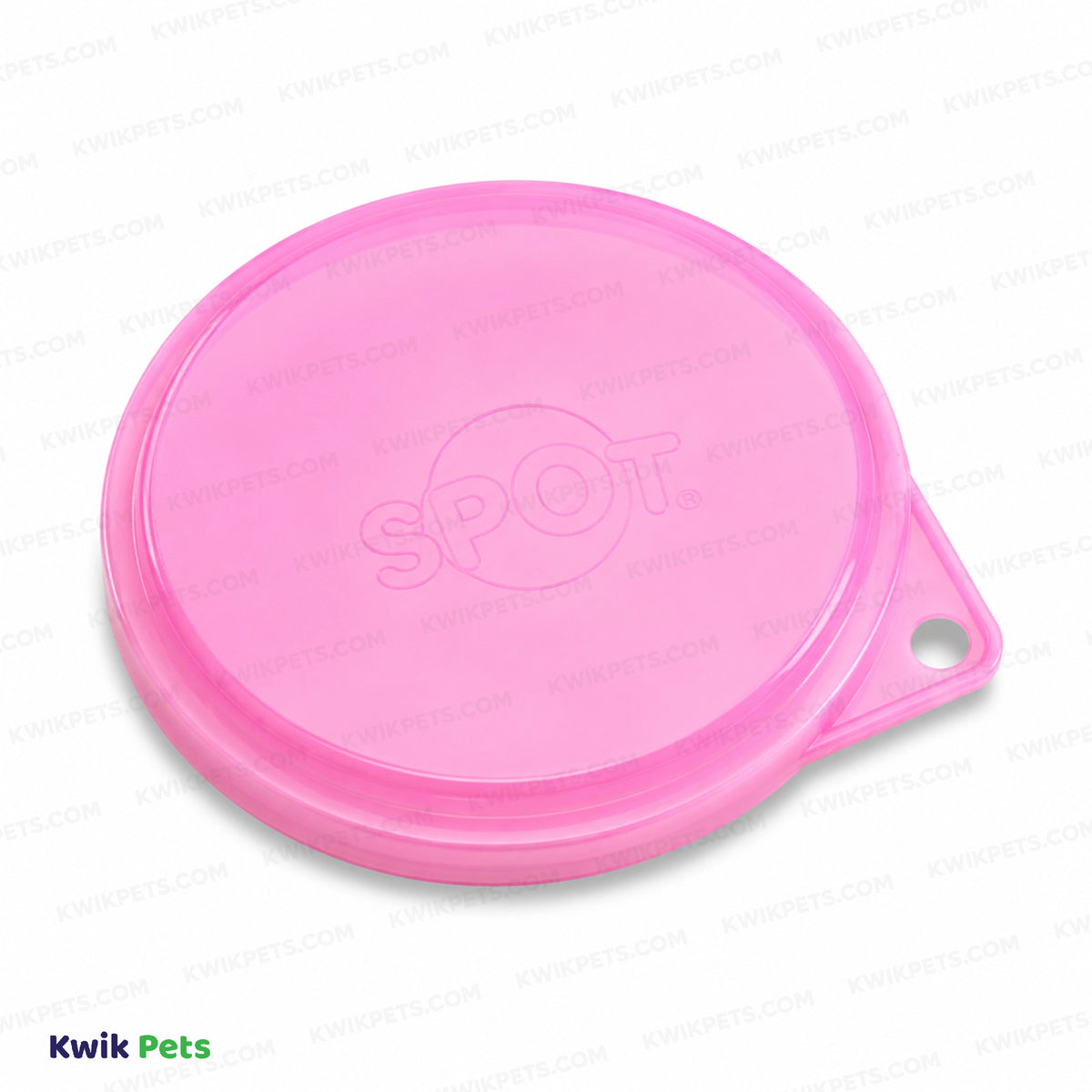Front 3 of Spot Pet Food Can Covers Assorted 3 Count 3.5-in
