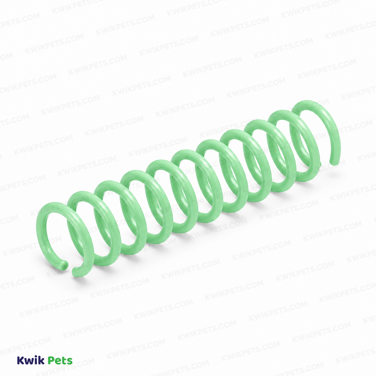 Front 3 of Spot Thin Colorful Springs Cat Toy Assorted 10 Count 3-in