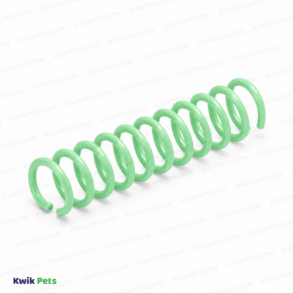Front 3 of Spot Thin Colorful Springs Cat Toy Assorted 10 Count 3-in