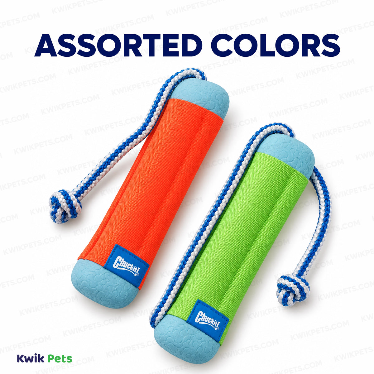 Assorted Colors of Chuckit! Amphibious Bumper Dog Toy Assorted Small